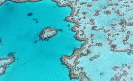 Great Barrier Reef von oben